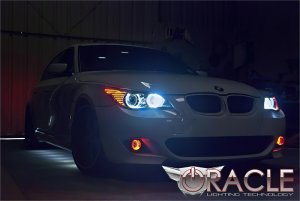 BMW 5 Series Headlight Halo Kit - ORACLE Lighting - LED - Blue - `03-`10
